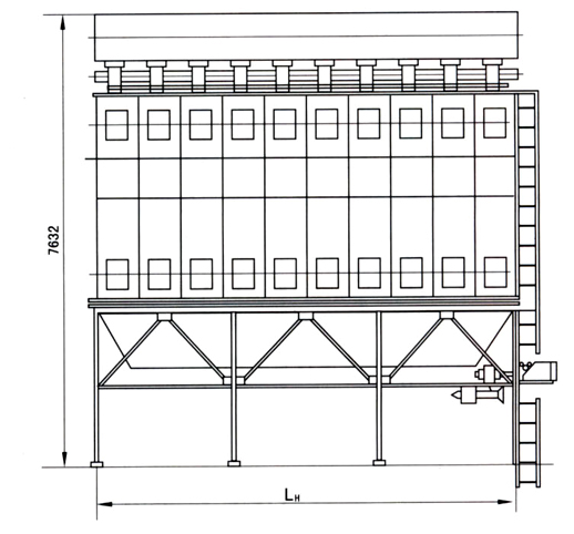 LMN-Ⅱ型脈動反吸反吹袋式除塵器 LMN-Ⅱ型脈動反吸反吹袋式除塵器